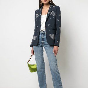 Valentina Shah Bee Embroidery Blazer
